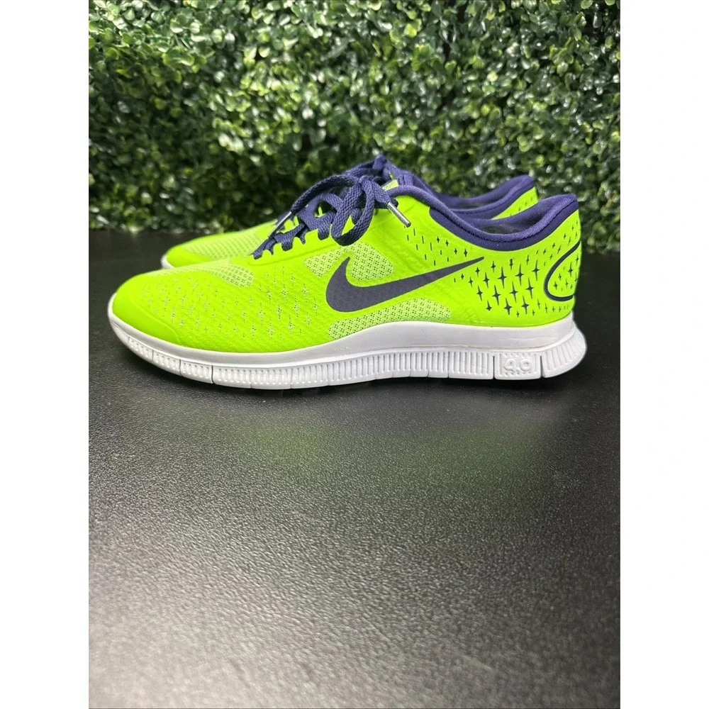Nike Free 4.0 V2 running shoes Men's Size 8.5 Neon Yellow Sneakers